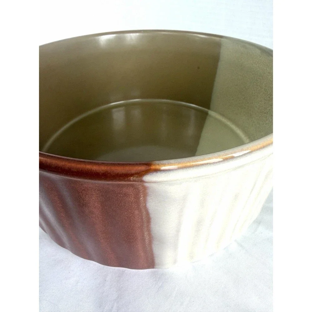 Sango Gold Dust 5039 Sienna 8” Large Soufflé Bowl Serving Discontinued